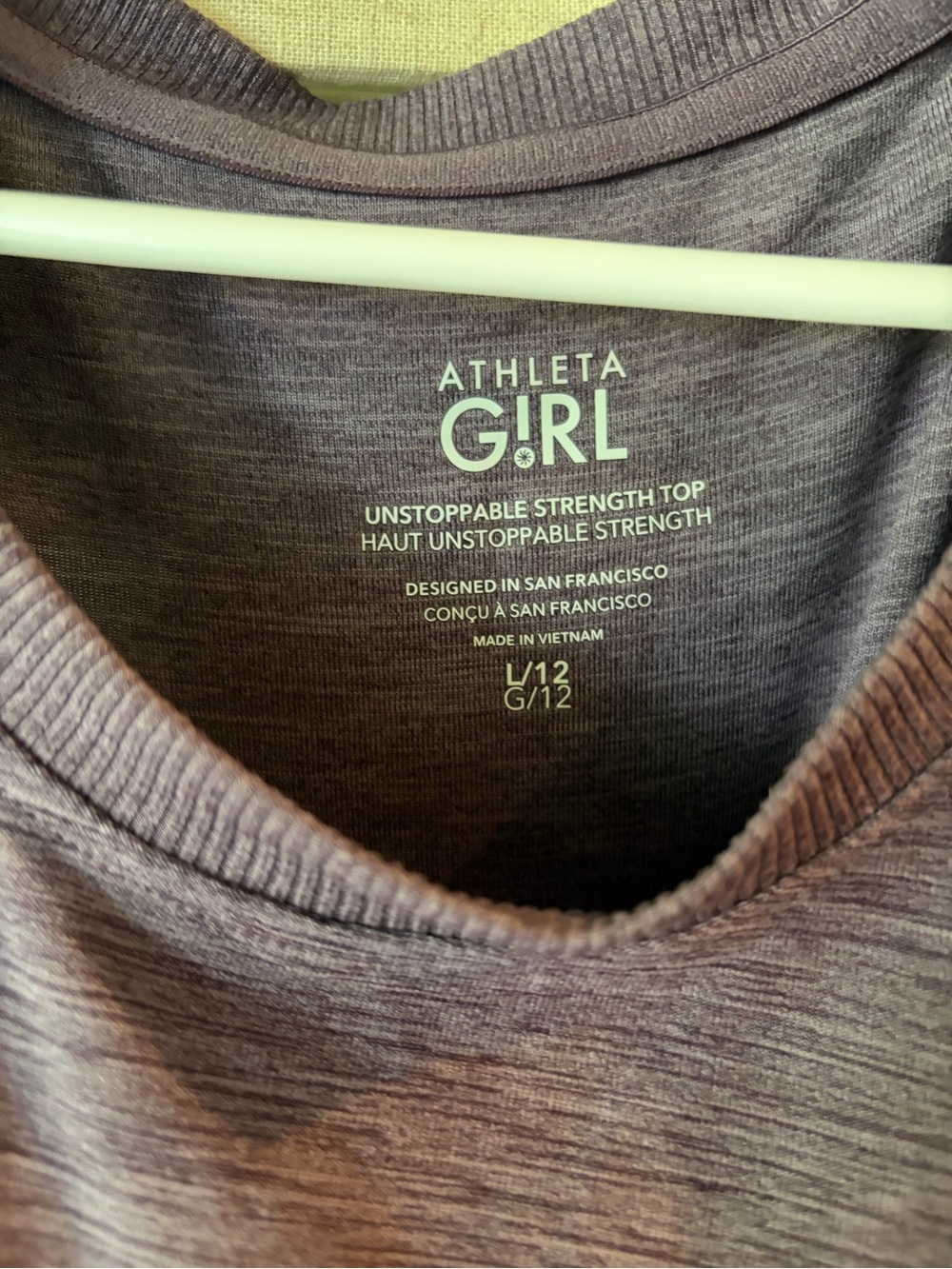 Athleta Girl Purple Long Sleeve NWT - Picture 2 of 6
